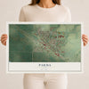 Map of Parma, Idaho, 12 x 18 inch unframed archival matte print