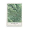 Map of Placerville, Idaho, 12 x 18 inch unframed archival matte print