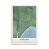 Map of Ponderay, Idaho, 12 x 18 inch unframed archival matte print