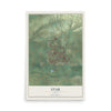 Map of Star, Idaho, 12 x 18 inch unframed archival matte print