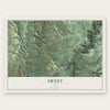 Sweet, Idaho map print, the full design