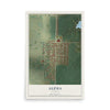 Map of Alpha, Illinois, 12 x 18 inch unframed archival matte print