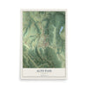 Map of Alto Pass, Illinois, 12 x 18 inch unframed archival matte print