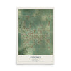 Map of Andover, Illinois, 12 x 18 inch unframed archival matte print