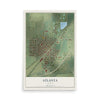 Map of Atlanta, Illinois, 12 x 18 inch unframed archival matte print