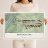 Map of Bedford Park, Illinois, 12 x 18 inch unframed archival matte print