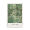 Map of Biggsville, Illinois, 12 x 18 inch unframed archival matte print