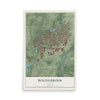 Map of Bolingbrook, Illinois, 12 x 18 inch unframed archival matte print