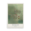 Map of Broadlands, Illinois, 12 x 18 inch unframed archival matte print