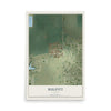 Map of Bulpitt, Illinois, 12 x 18 inch unframed archival matte print