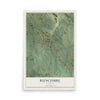 Map of Buncombe, Illinois, 12 x 18 inch unframed archival matte print
