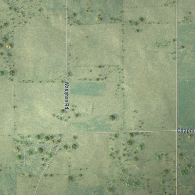 Second close-up of the map of Burlington, Illinois print showing more streets and buildings