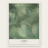 Cable, Illinois map print, the full design