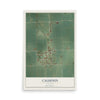 Map of Calhoun, Illinois, 12 x 18 inch unframed archival matte print