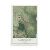 Map of Carbon Cliff, Illinois, 12 x 18 inch unframed archival matte print