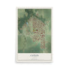 Map of Catlin, Illinois, 12 x 18 inch unframed archival matte print