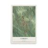 Map of Cobden, Illinois, 12 x 18 inch unframed archival matte print