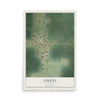 Map of Coleta, Illinois, 12 x 18 inch unframed archival matte print