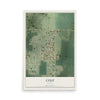 Map of Colp, Illinois, 12 x 18 inch unframed archival matte print