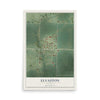 Map of Elvaston, Illinois, 12 x 18 inch unframed archival matte print