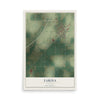 Map of Farina, Illinois, 12 x 18 inch unframed archival matte print