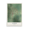 Map of Fillmore, Illinois, 12 x 18 inch unframed archival matte print