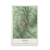 Map of Galena, Illinois, 12 x 18 inch unframed archival matte print
