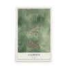 Map of Gilberts, Illinois, 12 x 18 inch unframed archival matte print