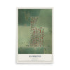 Map of Hammond, Illinois, 12 x 18 inch unframed archival matte print