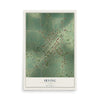 Map of Irving, Illinois, 12 x 18 inch unframed archival matte print