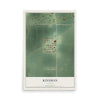 Map of Kinsman, Illinois, 12 x 18 inch unframed archival matte print