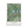 Map of Lake Villa, Illinois, 12 x 18 inch unframed archival matte print