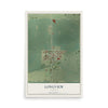 Map of Longview, Illinois, 12 x 18 inch unframed archival matte print