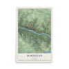 Map of Marseilles, Illinois, 12 x 18 inch unframed archival matte print