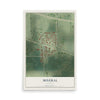 Map of Mineral, Illinois, 12 x 18 inch unframed archival matte print