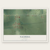 Nachusa, Illinois map print, the full design