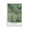 Map of New Haven, Illinois, 12 x 18 inch unframed archival matte print
