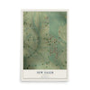 Map of New Salem, Illinois, 12 x 18 inch unframed archival matte print