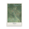 Map of Orient, Illinois, 12 x 18 inch unframed archival matte print