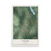 Map of Panama, Illinois, 12 x 18 inch unframed archival matte print