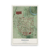 Map of Phoenix, Illinois, 12 x 18 inch unframed archival matte print