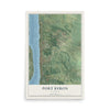 Map of Port Byron, Illinois, 12 x 18 inch unframed archival matte print