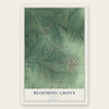 Blooming Grove, Indiana map print, the full design