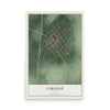 Map of Carlisle, Indiana, 12 x 18 inch unframed archival matte print