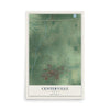 Map of Centerville, Indiana, 12 x 18 inch unframed archival matte print