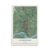 Map of Clarksville, Indiana, 12 x 18 inch unframed archival matte print