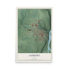 Map of Gosport, Indiana, 12 x 18 inch unframed archival matte print
