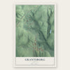 Grantsburg, Indiana map print, the full design