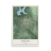 Map of Holland, Indiana, 12 x 18 inch unframed archival matte print