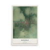 Map of Kingman, Indiana, 12 x 18 inch unframed archival matte print